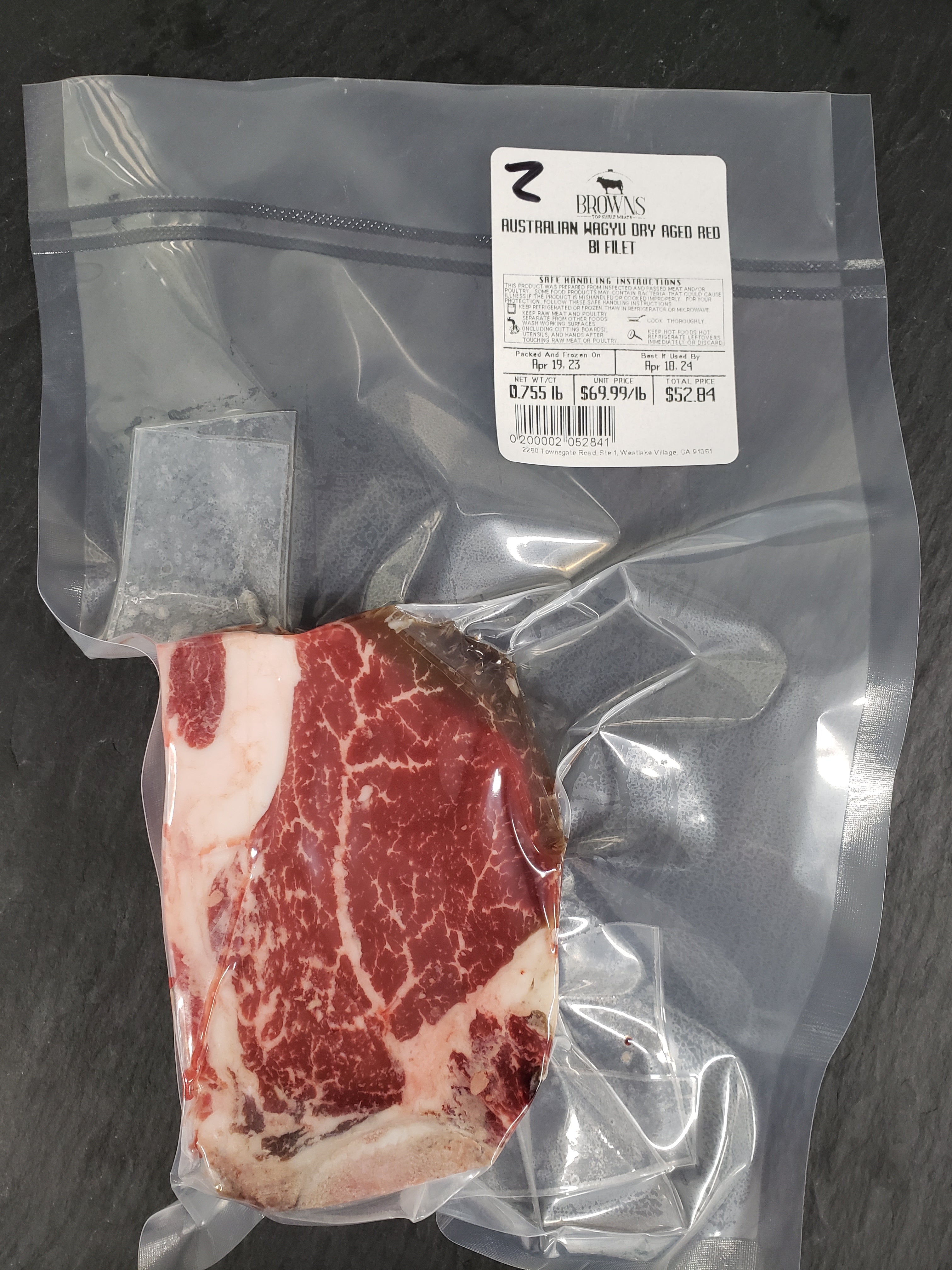 RED DRY AGED BI FILET #2 – Brown's Top Shelf Meats