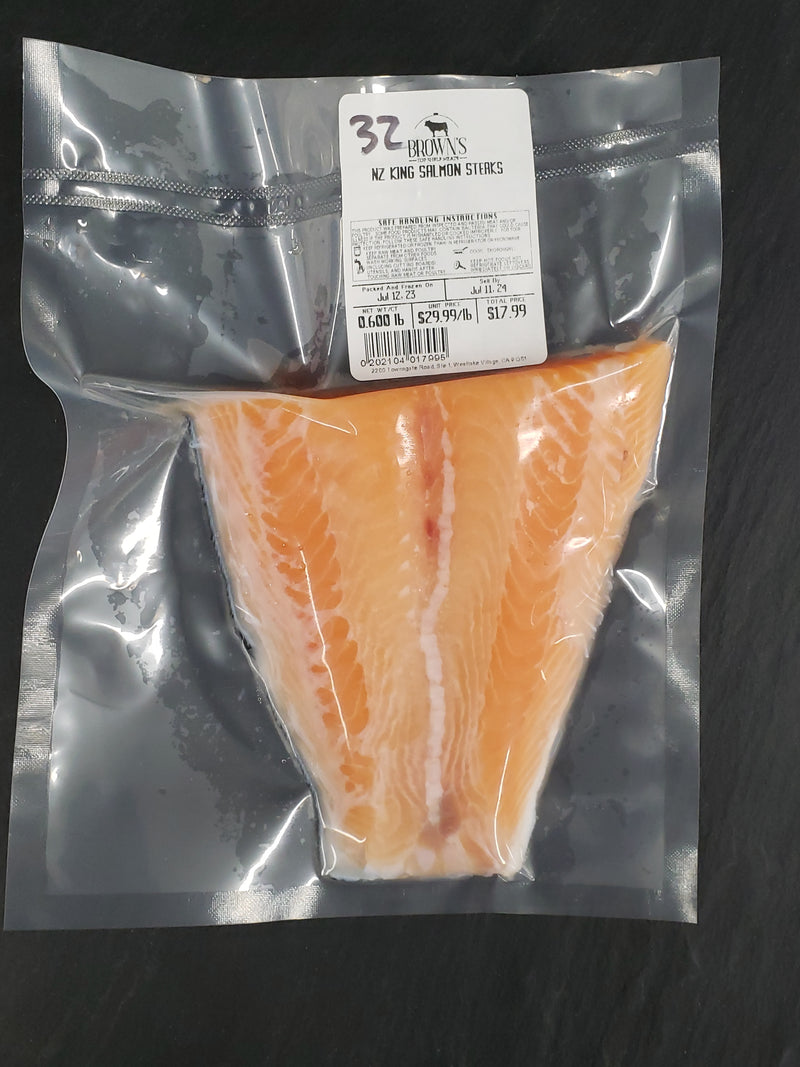 NZ KING SALMON STEAK #32