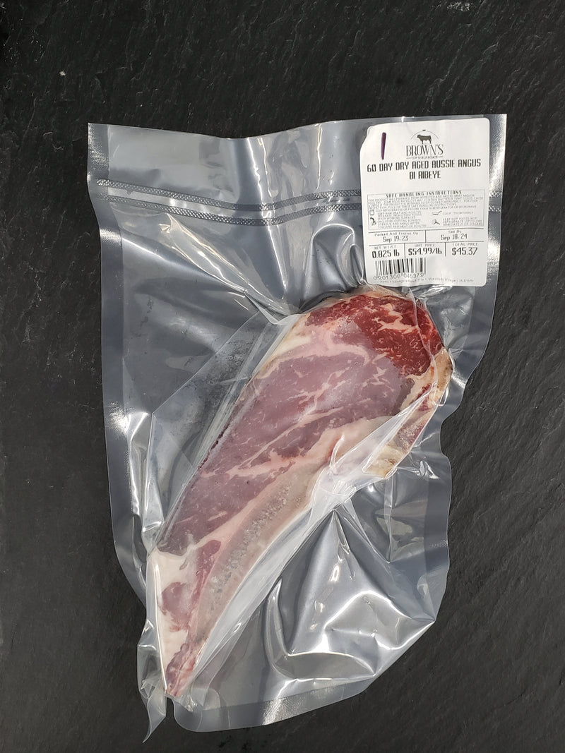 ANGUS 60 DAY DRY AGED BI RIBEYE STEAK #1a