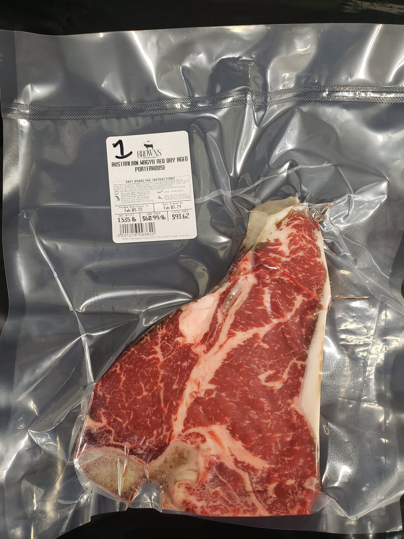 AUSTRALIAN WAGYU RED DRY AGED PORTERHOUSE STEAK #1