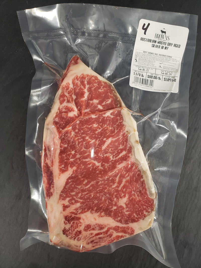 AUSTRALIAN WAGYU SILVER DRY AGED BI NY STEAK #4