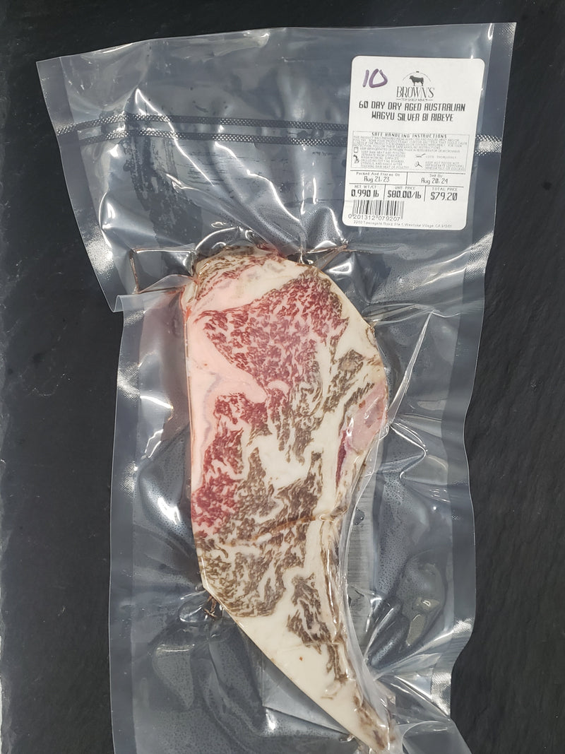 SILVER 60 DAY DRY AGED BI RIBEYE STEAK #10