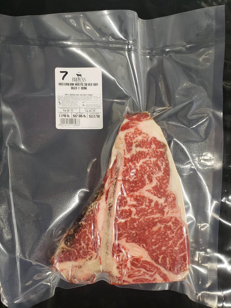 AUSTRALIAN WAGYU SILVER DRY AGED T-BONE STEAK #7