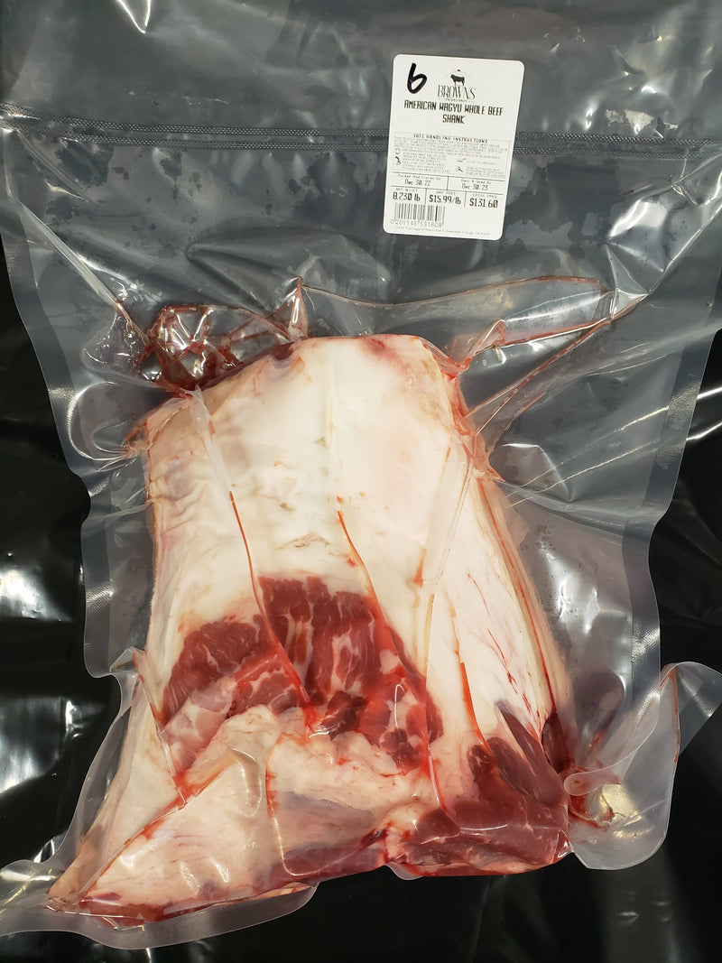 AMERICAN WAGYU WHOLE BEEF SHANK #6