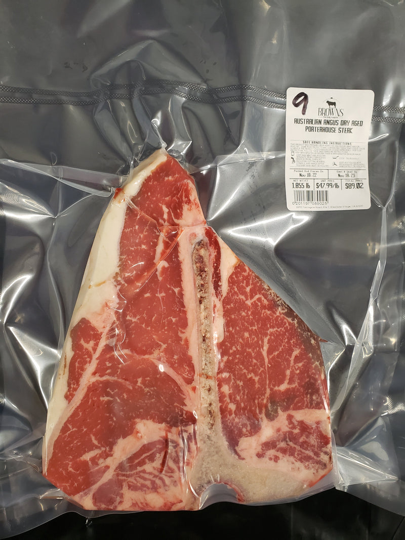 AUSTRALIAN ANGUS DRY AGED PORTERHOUSE STEAK #9a