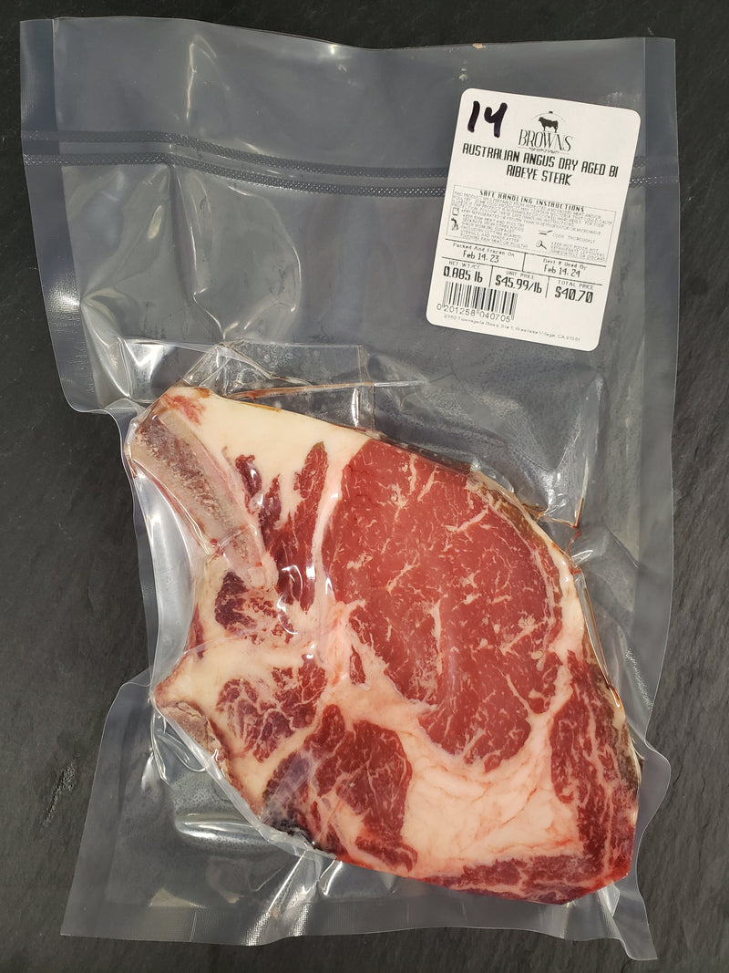 AUSTRALIAN ANGUS DRY AGED BI RIBEYE STEAK #14