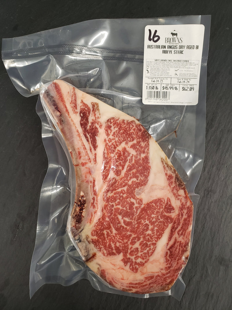 AUSTRALIAN ANGUS DRY AGED BI RIBEYE STEAK #16