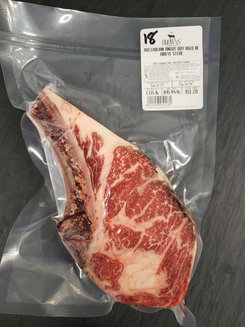 AUSTRALIAN ANGUS DRY AGED BI RIBEYE STEAK #18