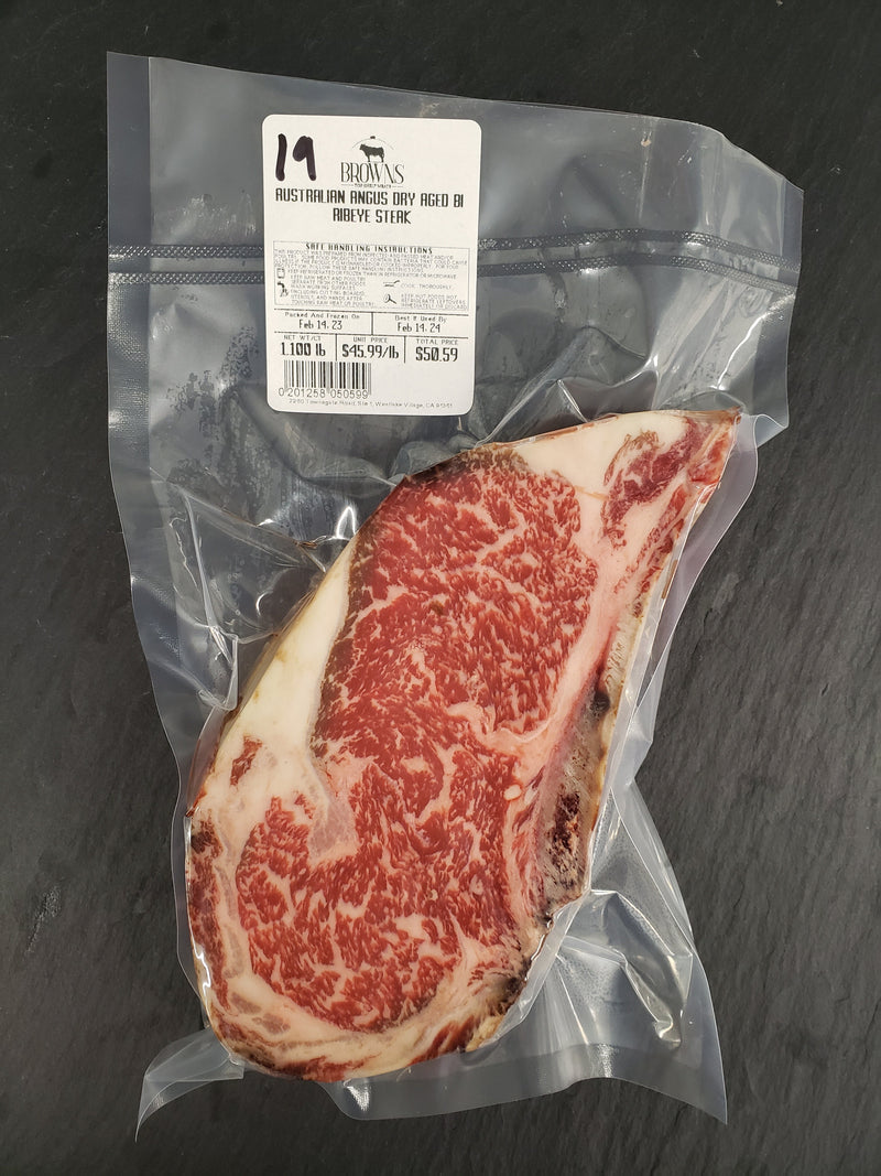 AUSTRALIAN ANGUS DRY AGED BI RIBEYE STEAK #19