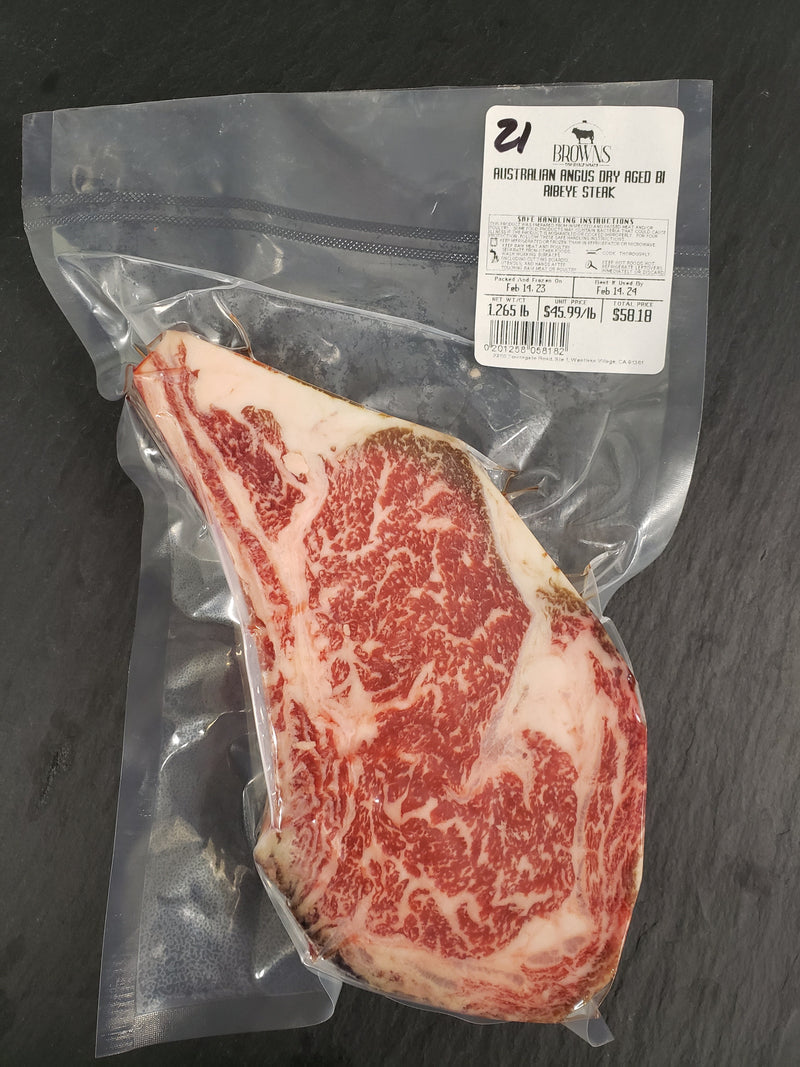 AUSTRALIAN ANGUS DRY AGED BI RIBEYE STEAK #21