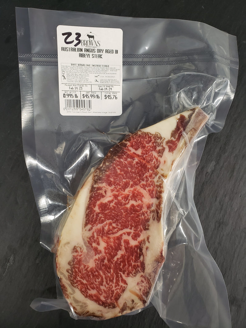 AUSTRALIAN ANGUS DRY AGED BI RIBEYE STEAK #23