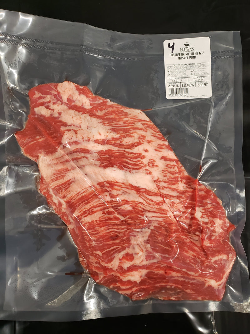 AUSTRALIAN WAGYU MB 6-7 BRISKET POINT #4