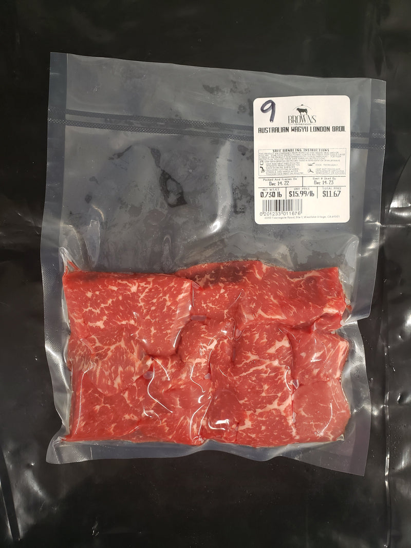 AUSSIE WAGYU LONDON BROIL #9