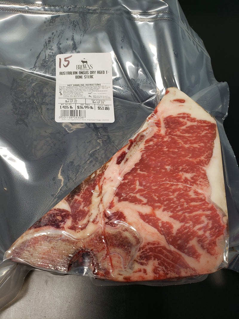 AUSTRALIAN ANGUS DRY AGED T-BONE STEAK #15