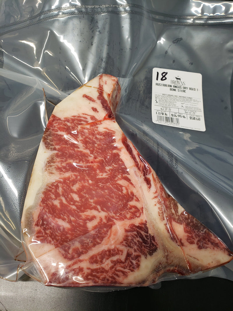 AUSTRALIAN ANGUS DRY AGED T-BONE STEAK #18