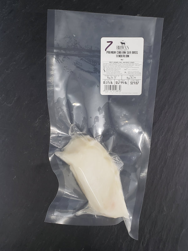 PREMIUM CHILEAN SEA BASS TENDERLOIN #7