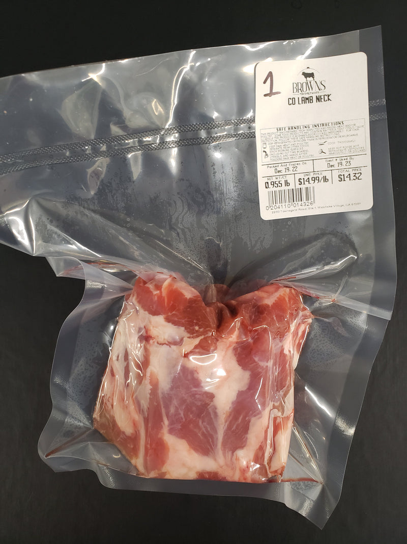 CO LAMB NECK #1