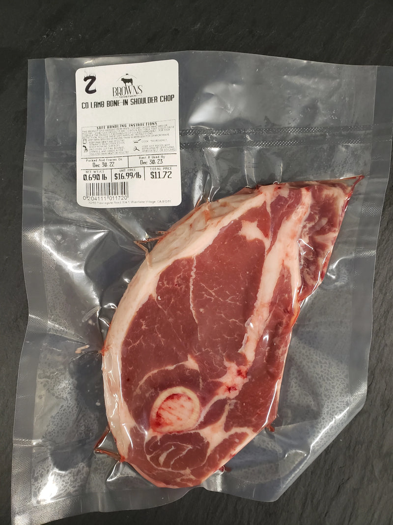 CO LAMB BONE-IN SHOULDER CHOP #2
