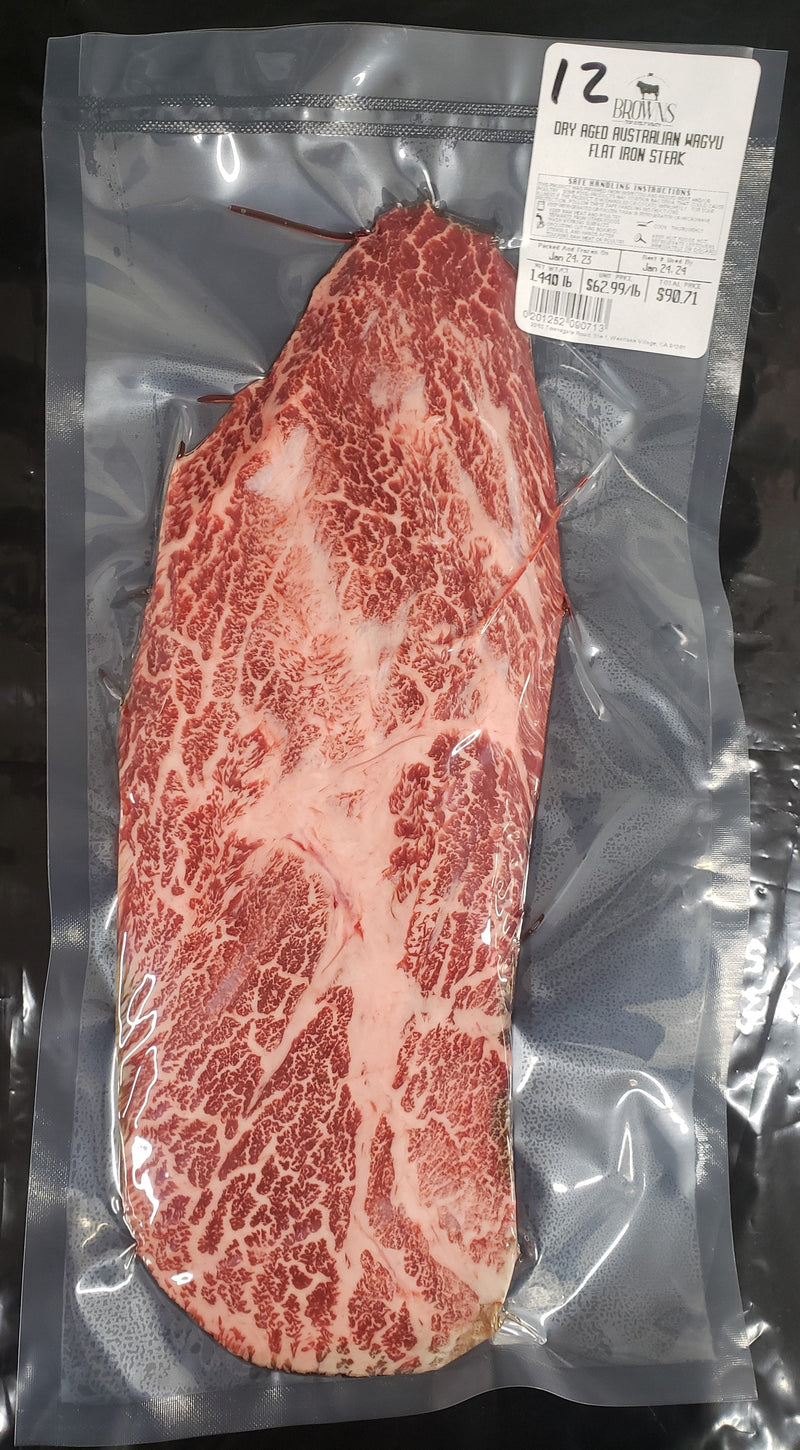 DRY AGED AUSTRALIAN WAGYU FLAT IRON STEAK  #12