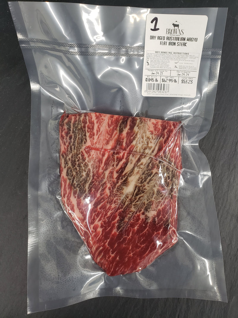 DRY AGED AUSTRALIAN WAGYU FLAT IRON STEAK  #1