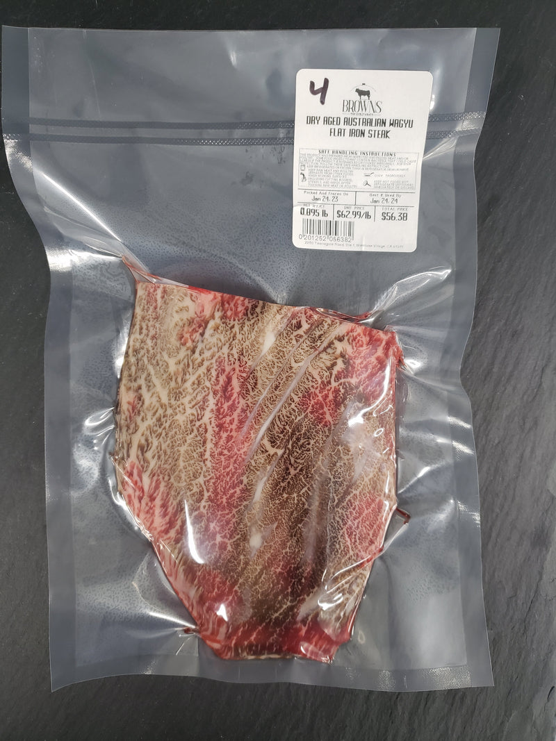 DRY AGED AUSTRALIAN WAGYU FLAT IRON STEAK  #4