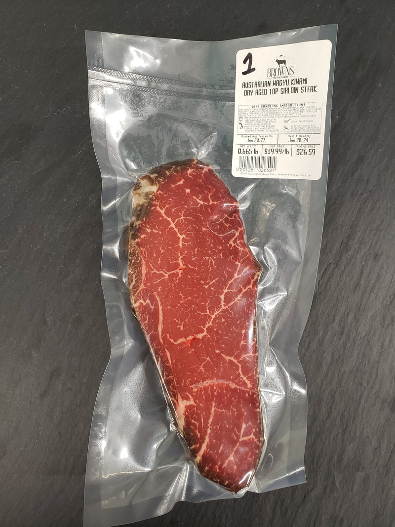 AUSTRALIAN WAGYU DRY AGED KIWAMI TOP SIRLOIN STEAK #1