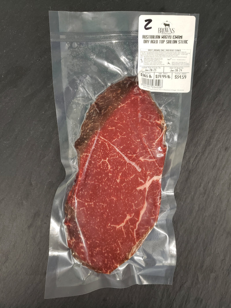 AUSTRALIAN WAGYU DRY AGED KIWAMI TOP SIRLOIN STEAK #2