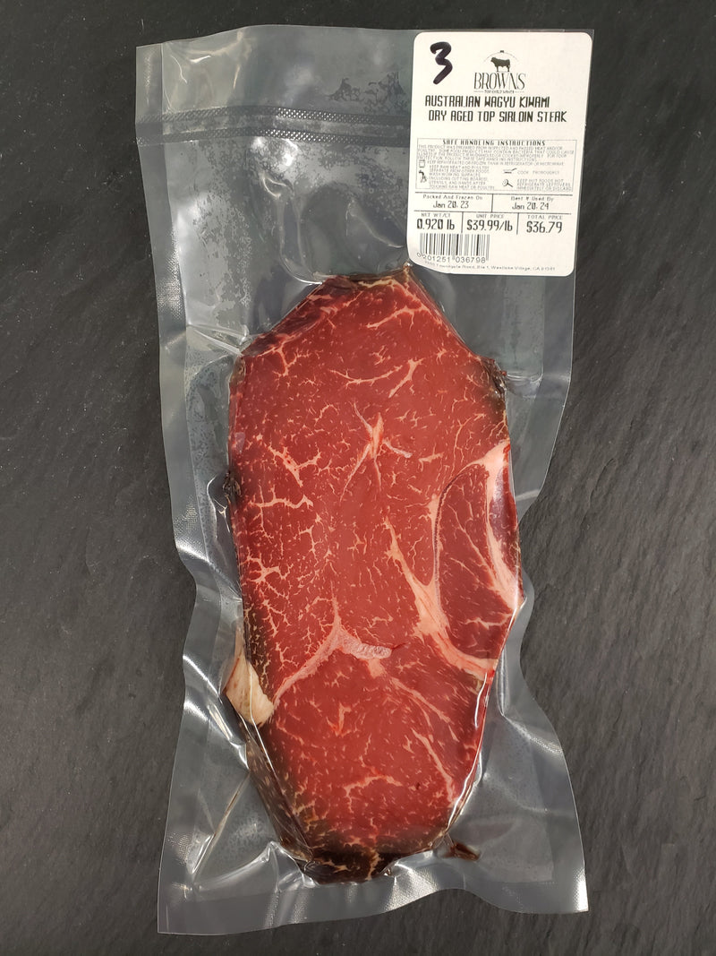 AUSTRALIAN WAGYU DRY AGED KIWAMI TOP SIRLOIN STEAK #3