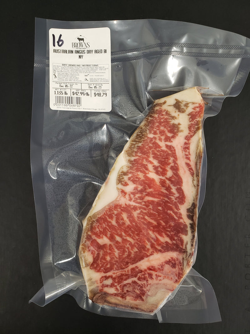 AUSTRALIAN ANGUS DRY AGED BI NY #16