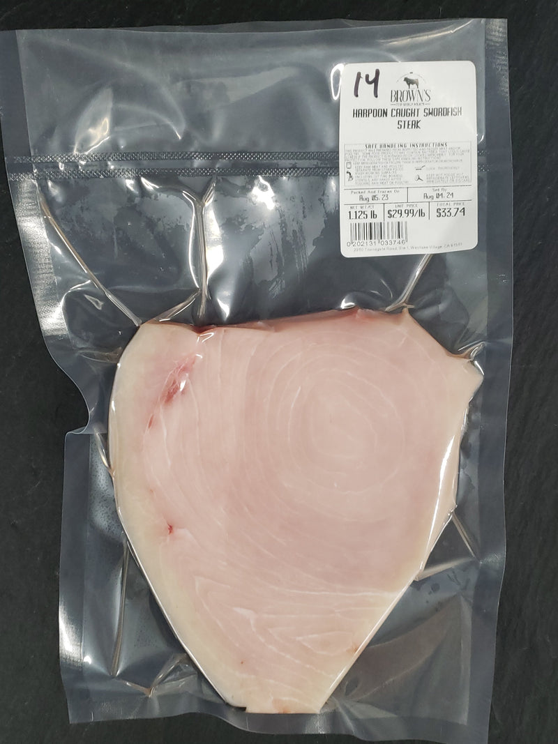 WILD SWORDFISH STEAK #14