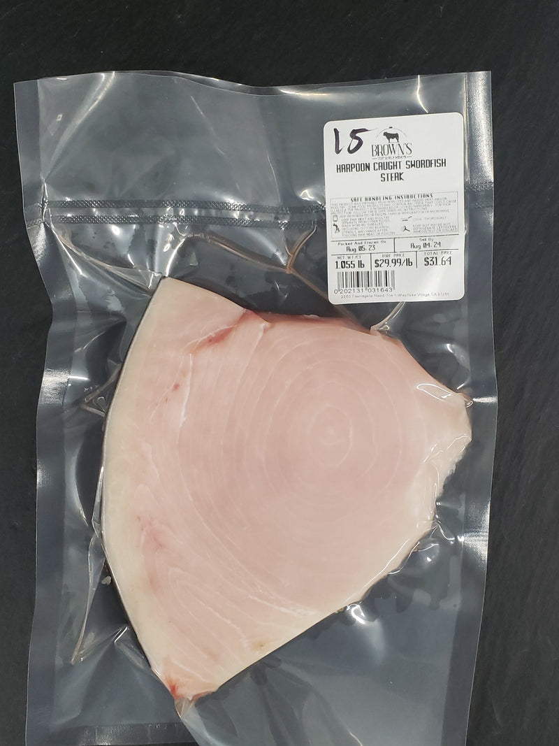 WILD SWORDFISH STEAK #15