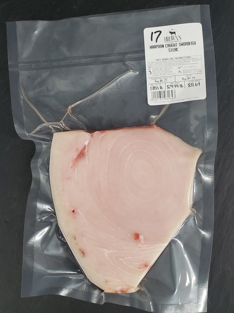 WILD SWORDFISH STEAK #17