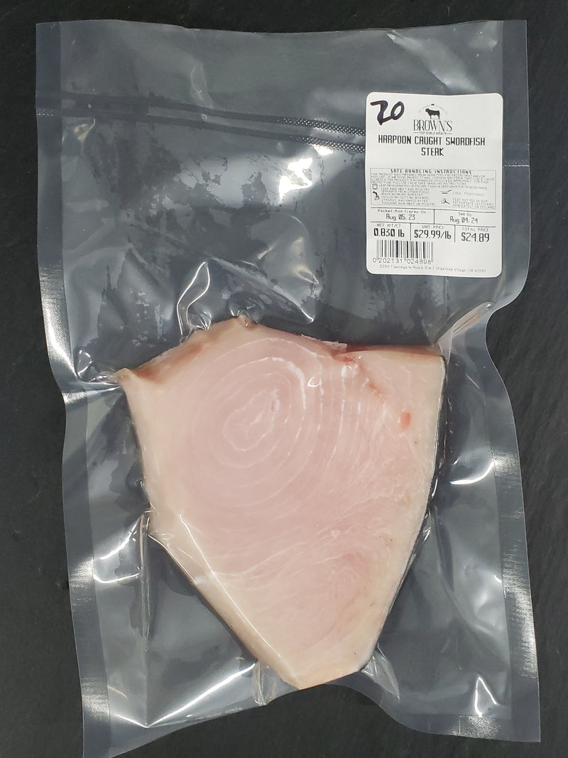 WILD SWORDFISH STEAK #20