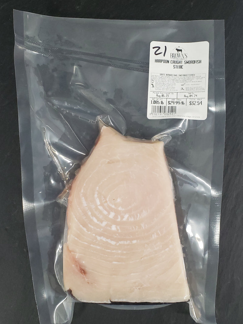 WILD SWORDFISH STEAK #21