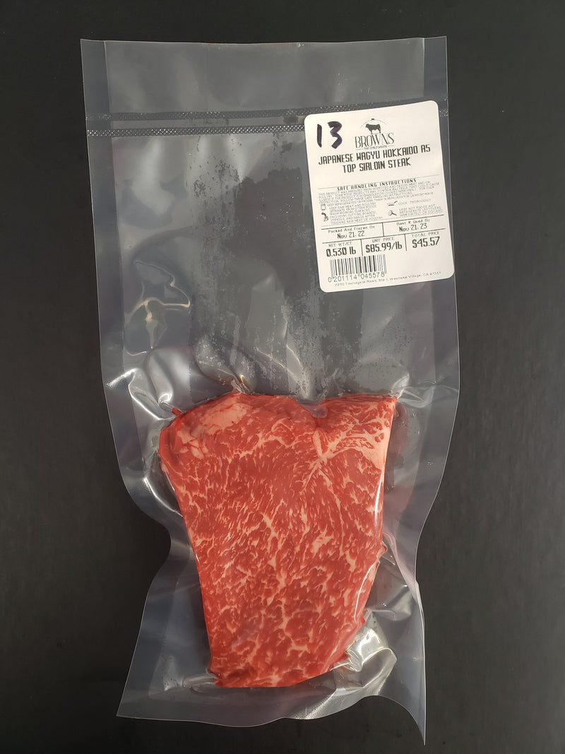 HOKKAIDO A5 TOP SIRLOIN STEAK #13