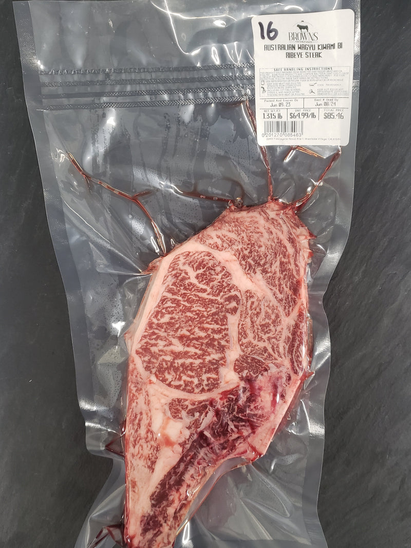 AUSTRALIAN WAGYU KIWAMI BI RIBEYE STEAK #16