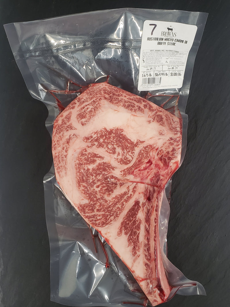 AUSTRALIAN WAGYU KIWAMI BI RIBEYE STEAK #7