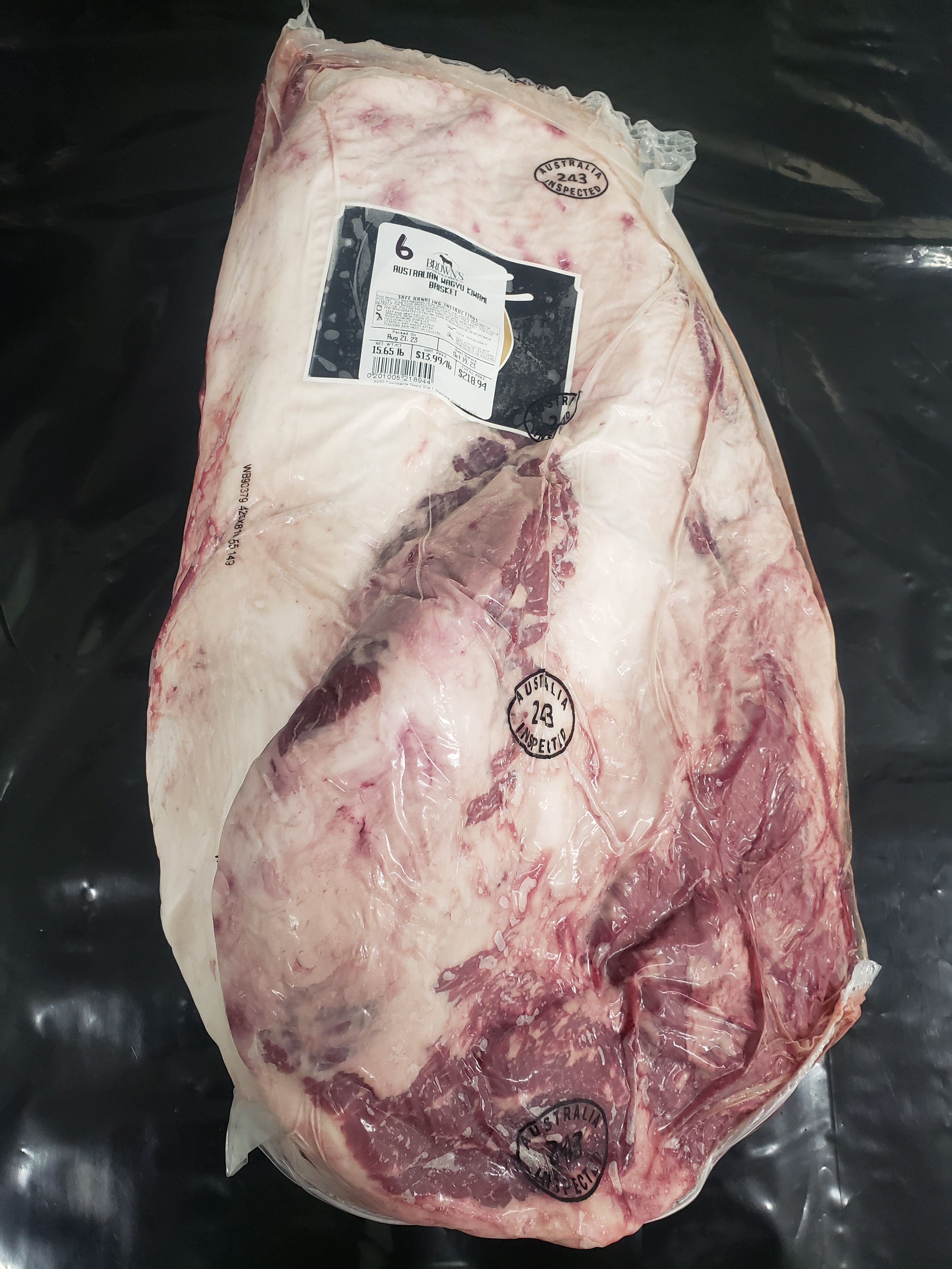 KIWAMI BRISKET 6 Brown's Top Shelf Meats