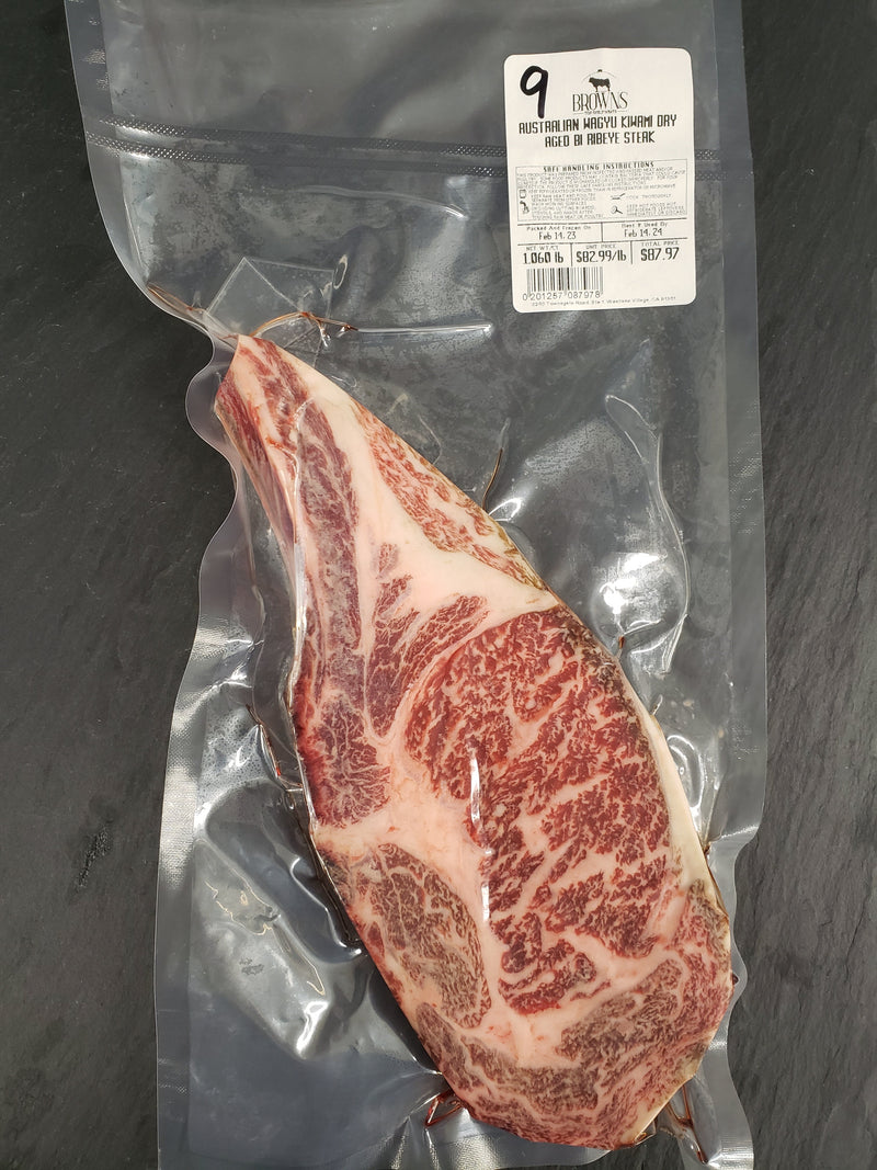 KIWAMI DRY AGED BONE IN RIBEYE STEAK #9