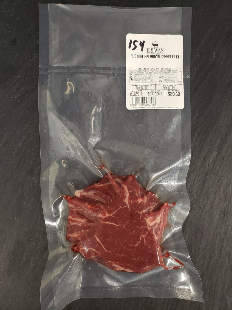 AUSTRALIAN WAGYU KIWAMI FILET #154