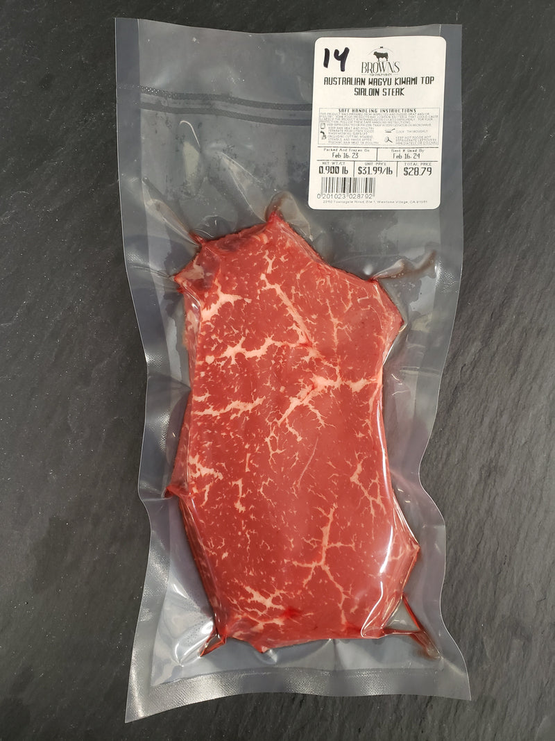 AUSTRALIAN WAGYU KIWAMI TOP SIRLOIN STEAK #14