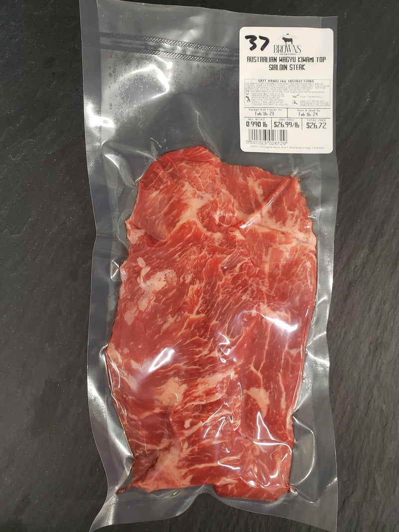 AUSTRALIAN WAGYU KIWAMI TOP SIRLOIN STEAK #37