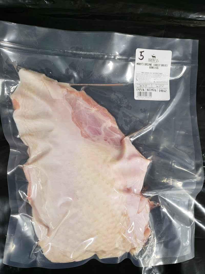 MARY'S ORGANIC BONELESS TURKEY BREASTS #5