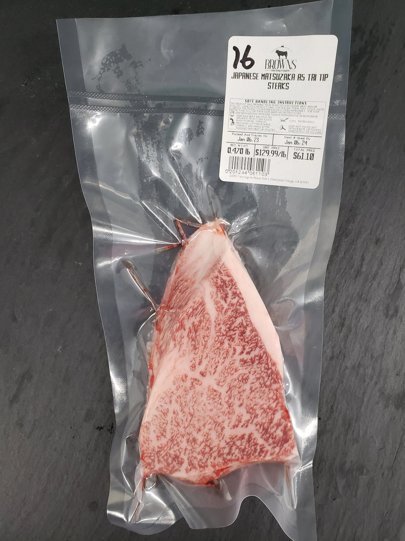 JAPANESE MATSUZAKA A5 WAGYU TRI TIP STEAK #16