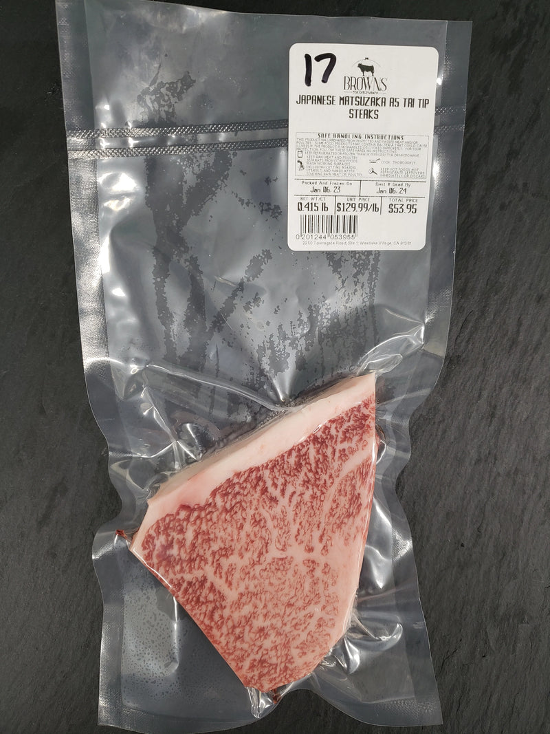 JAPANESE MATSUZAKA A5 WAGYU TRI TIP STEAK #17