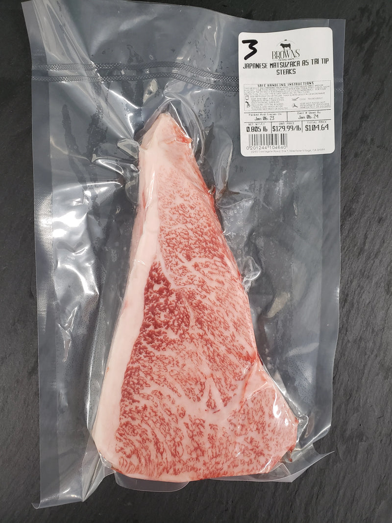 JAPANESE MATSUZAKA A5 WAGYU TRI TIP STEAK #3