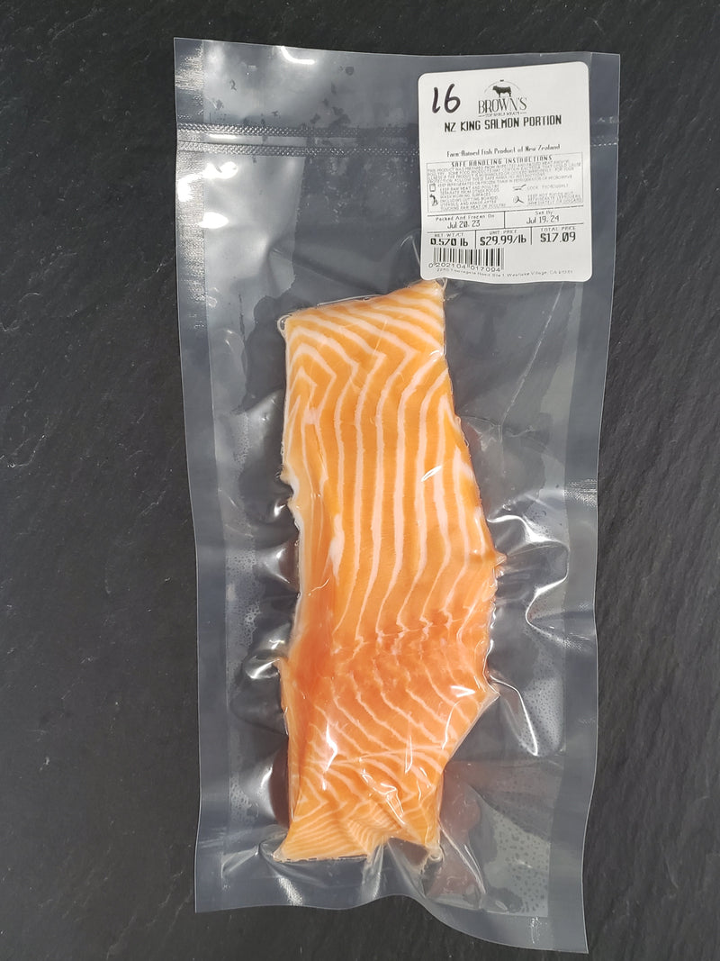 NZ KING SALMON PORTION #16