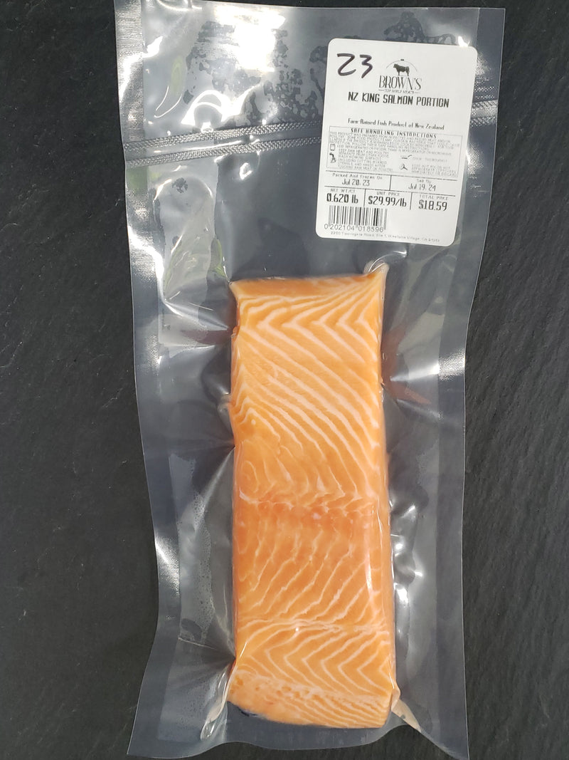 NZ KING SALMON PORTION #23