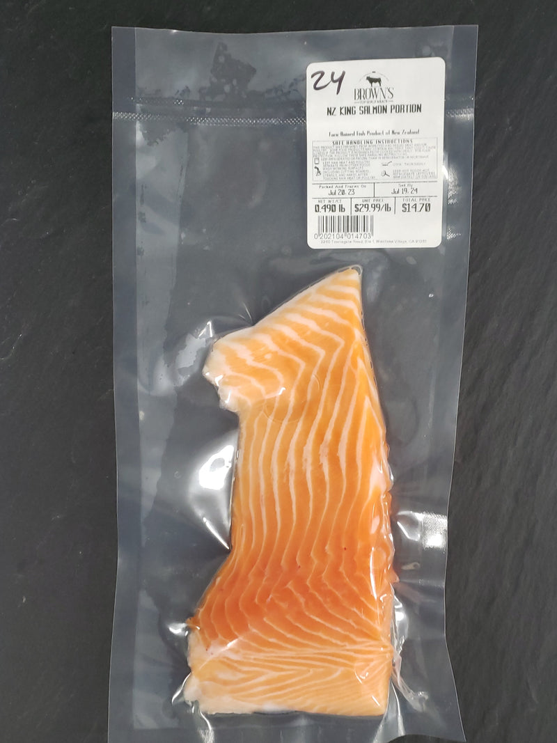 NZ KING SALMON PORTION #24