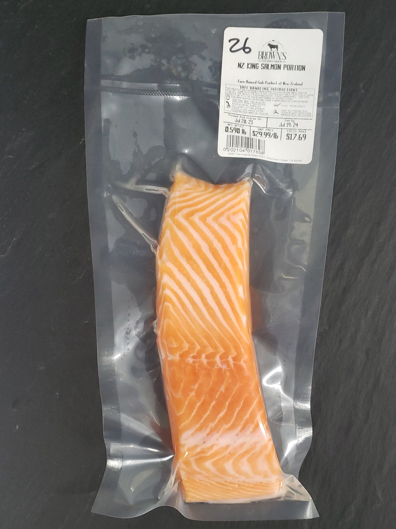 NZ KING SALMON PORTION #26